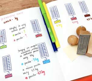 Stempel edukacyjny - Waga (kilogramy)