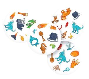 Dobble Dinozaury- gra na spostrzegawczość i refleks