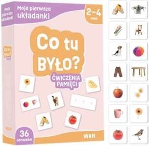 Moje pierwsze układanki. Co tu było? Ćwiczenia pamięci