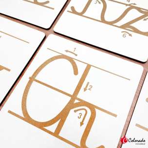 Alfabet do nauki pisania. Wieloznaki (małe litery) - pomoc dydaktyczna (1)