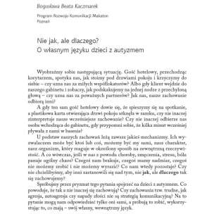 Autyzm. Na granicy zrozumienia