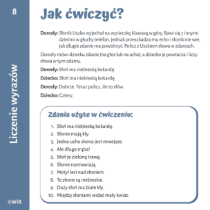 Ćwiczenia słuchowe dla dzieci. Część 3. Słonik Uszko bawi i uczy