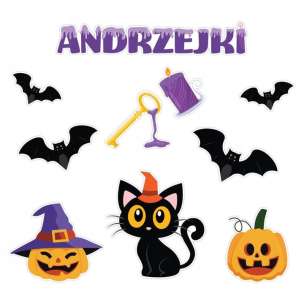 Dekoracje szkolne i przedszkolne - Andrzejki (10 elementów)