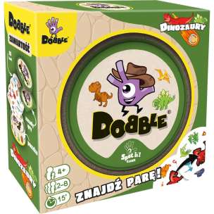 Dobble Dinozaury- gra na spostrzegawczość i refleks