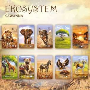 Ekosystem 3. Sawanna- gra karcian