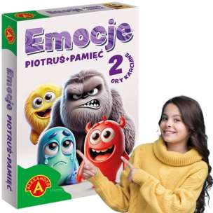 Emocje. Piotruś + Pamięć - 2 gry karciane