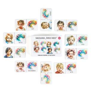 Emocjolandia. Dopasuj Emocje. Puzzle do pary