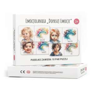 Emocjolandia. Dopasuj Emocje. Puzzle do pary