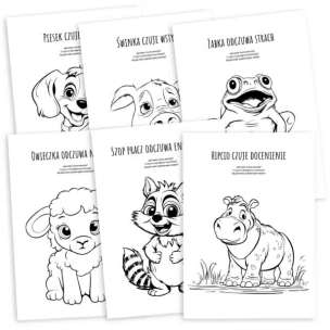 Emocjolandia. Książeczka do kolorowania