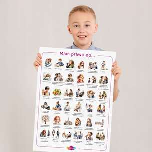 Emocjolandia. Plakat. Mam prawo do…