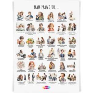 Emocjolandia. Plakat. Mam prawo do…