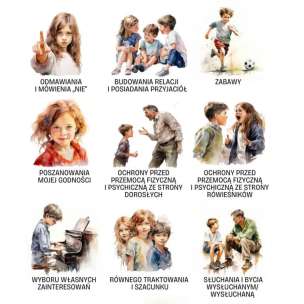 Emocjolandia. Plakat. Mam prawo do…