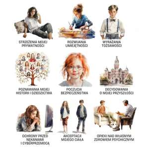 Emocjolandia. Plakat. Mam prawo do…
