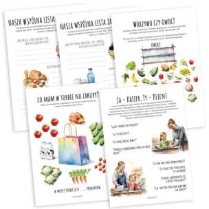 Idziemy na zakupy. Zeszyt ćwiczeń dla dzieci w wieku 4-8 lat