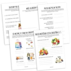 Idziemy na zakupy. Zeszyt ćwiczeń dla dzieci w wieku 4-8 lat