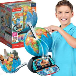 Interaktywny Eduglobus Real Time - zabawka edukacyjna