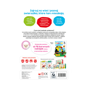 Kapitan Nauka. Kolorowanka sylabowa. Dzikie zwierzęta (1)