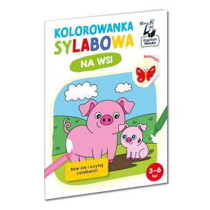 Kapitan Nauka. Kolorowanka sylabowa. Dzikie zwierzęta (1)