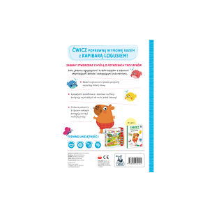 Kapitan Nauka. Bazgraki mówią trudne słowa. Ćwiczenia logopedyczne + 50 naklejek (1)