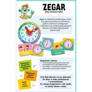 Mały odkrywca. Zegar - gra edukacyjna
