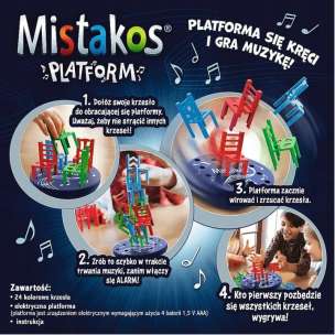 Mistakos KRZESŁA (wersja 4-osobowa) - gra zręcznościowa (1)