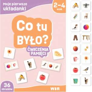 Moje pierwsze układanki. Co tu było? Ćwiczenia pamięci