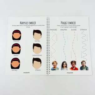 Odkrywamy emocje. Zeszyt ćwiczeń wielokrotnego użytku dla dzieci w wieku 4–8 lat