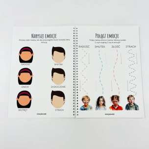 Odkrywamy emocje. Zeszyt ćwiczeń wielokrotnego użytku dla dzieci w wieku 4–8 lat