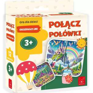 Połącz Połówki. Obserwacyjne - puzzle edukacyjne