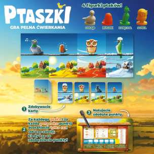Ptaszki - edukacyjna gra karciana