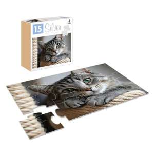 Silver. Puzzle Kot (12 elementów)