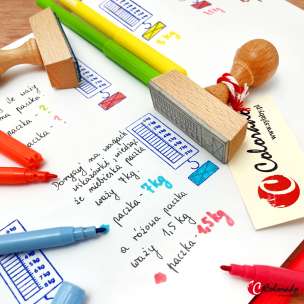 Stempel edukacyjny - Waga (kilogramy)