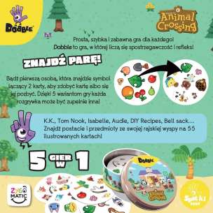Dobble Animal Crossing - gra na spostrzegawczość i refleks