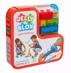 Jelly Blox Creative Kit - sensoryczne klocki konstrukcyjne