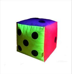 Kostka edukacyjna - Kropki, 15 cm (1)