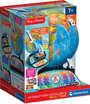 Interaktywny Eduglobus Real Time - zabawka edukacyjna