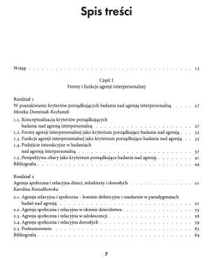 Psychospołeczne konteksty badań nad agresją interpersonalną