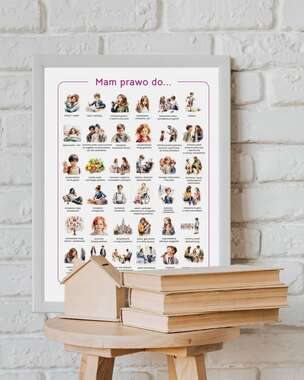 Emocjolandia. Plakat. Mam prawo do…