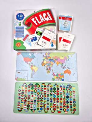 Jakie to flagi - gra edukacyjna