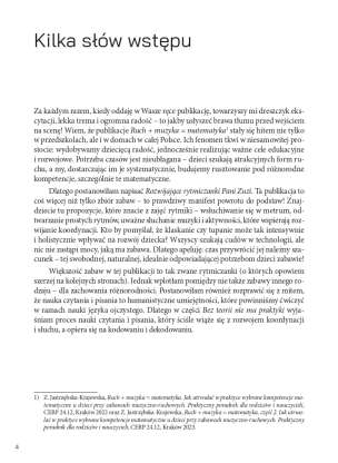 Rozwijające rytmiczanki Pani Zuzi. Zabawy muzyczno-rytmiczne wspierające naukę matematyki, czytania i pisania