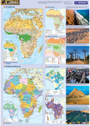 Mapy XXL - zestaw do geografii