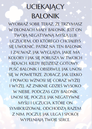 Karty Relaksacyjne dla dzieci i młodzieży