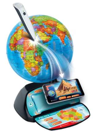 Interaktywny Eduglobus Real Time - zabawka edukacyjna