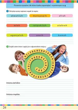 Idę do szkoły. Byk-tanda i zabawy ortograficzne. Klasa 2