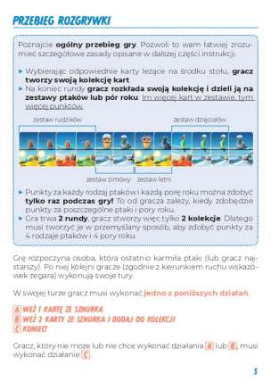 Ptaszki - edukacyjna gra karciana