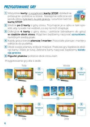 Ptaszki - edukacyjna gra karciana