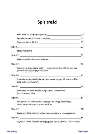 SuperPamięć w 31 dni. Triki, ćwiczenia, neurorozrywki (1)