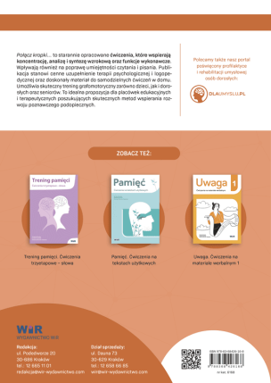 Terapia umysłowa osób dorosłych. Połącz kropki. Ćwiczenia na koncentrację 1