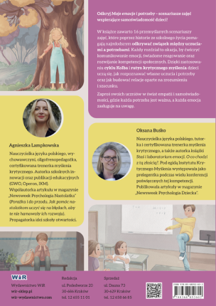 Moje emocje i potrzeby. Scenariusze zajęć dla klas 1-3 szkoły podstawowej