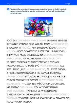 Wędrówka przez pory roku. Zima. Materiały dla uczniów z niepełnosprawnością intelektualną